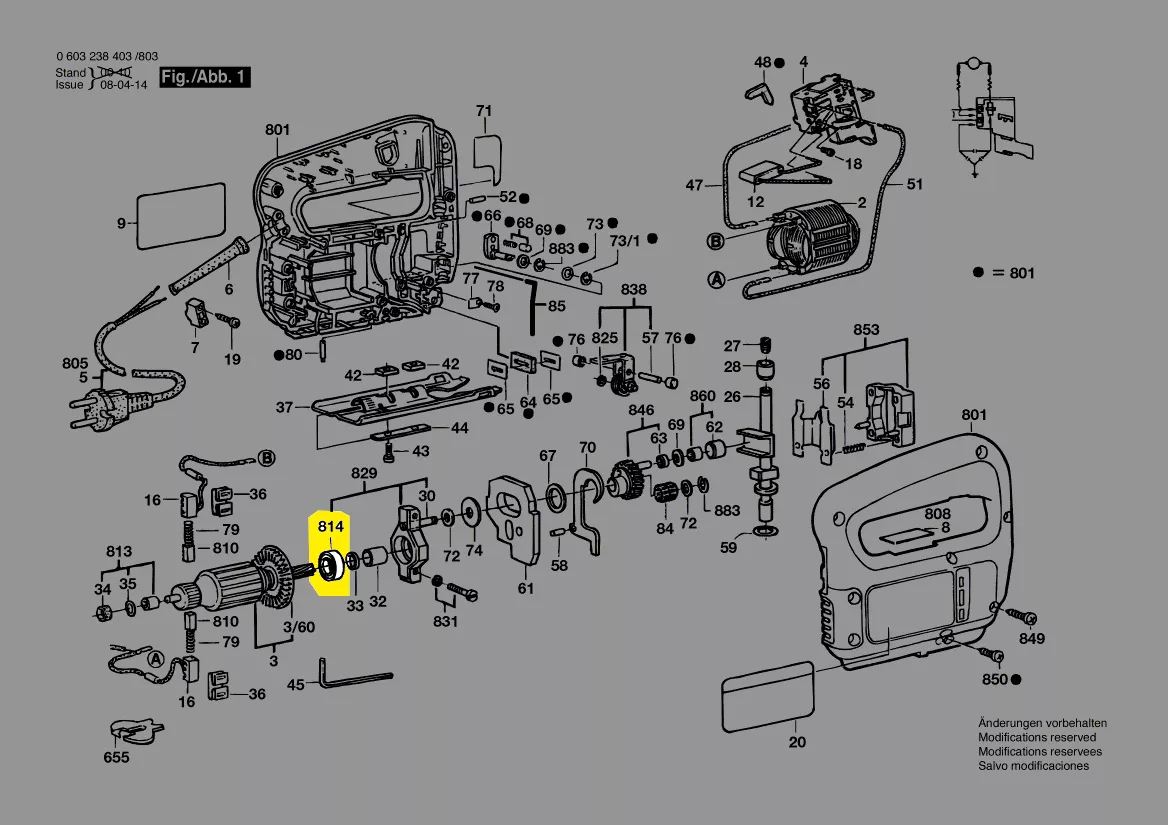 Roulement réf. 2 600 905 039 BOSCH